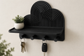 Rangement mural D3D – Design géométrique avec tablette