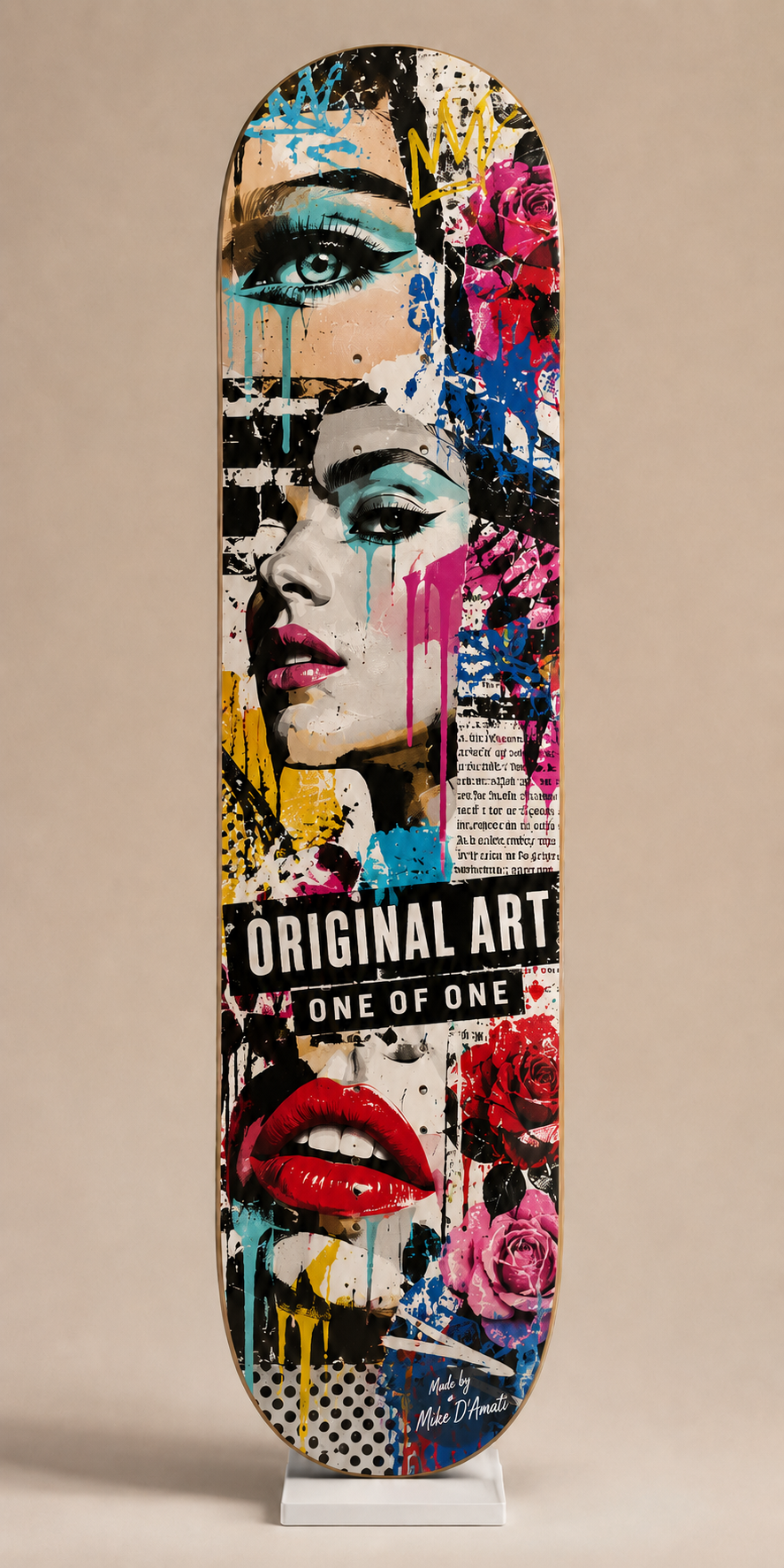 Planche POP Art sur mesure / Pièce décorative personnalisable