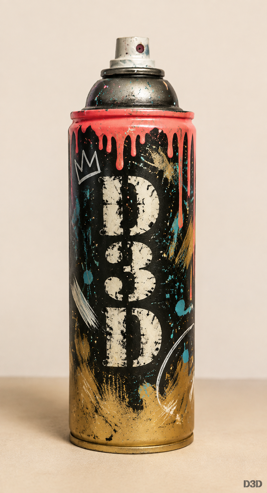 Spray Can décorative personnalisable | D3D